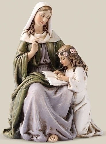 St. Anne with Mary, Renaissance Collection, 4.5" Statue