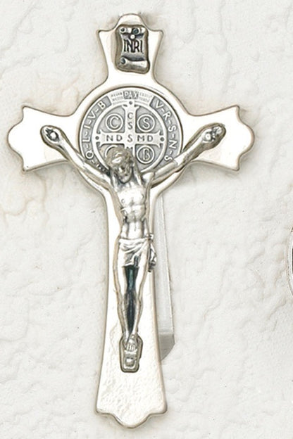 St. Benedict Crucifix Visor Clip - 2.75" (Color Variants)