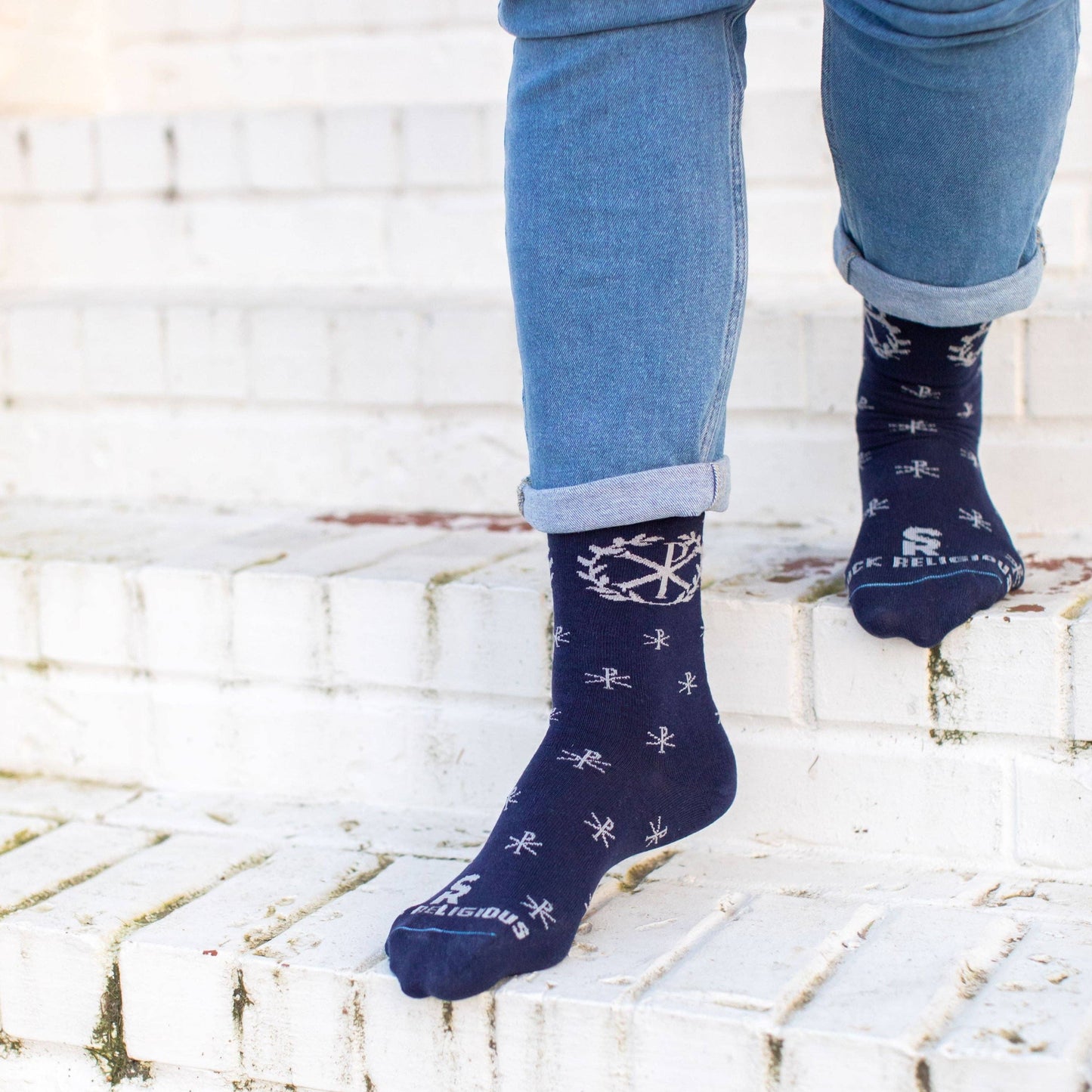 Chi Rho Adult Socks