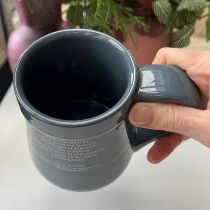 Man of Strength Pottery Mug - 20oz