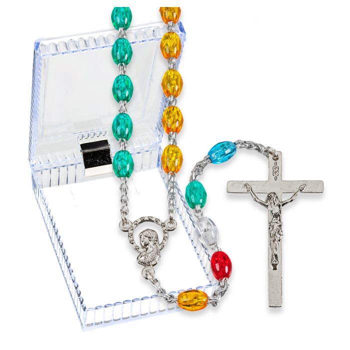 Multicolor Bead Mission Rosary