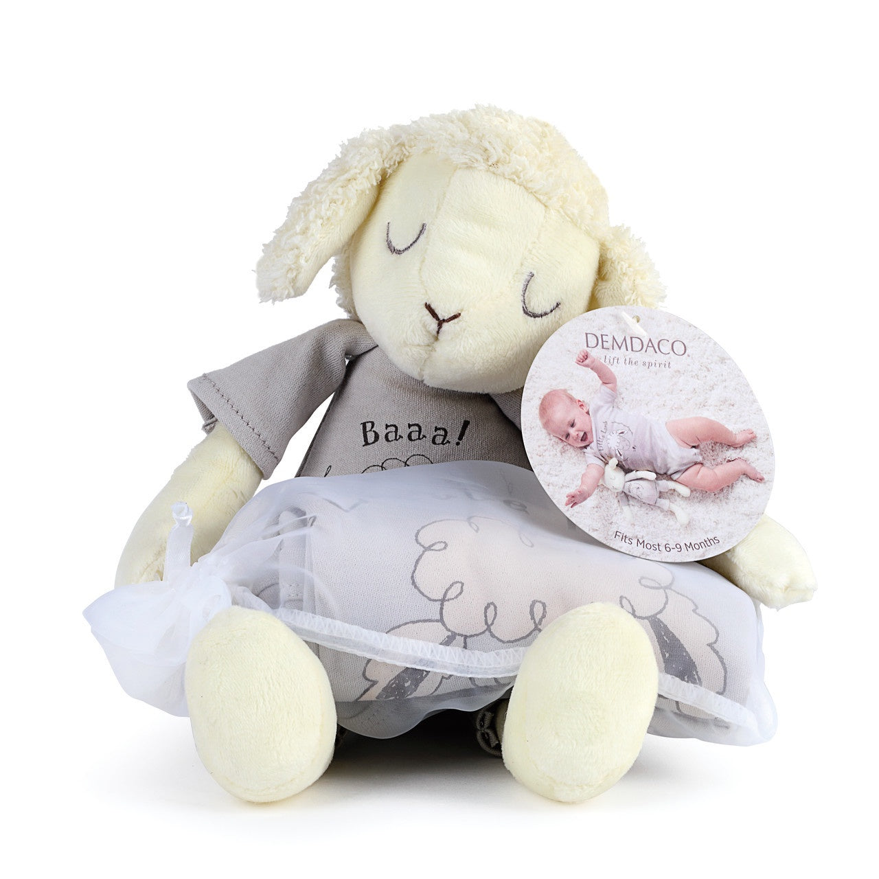 Little Lamb Snuggle Buddy Onesie and Plush Toy Set