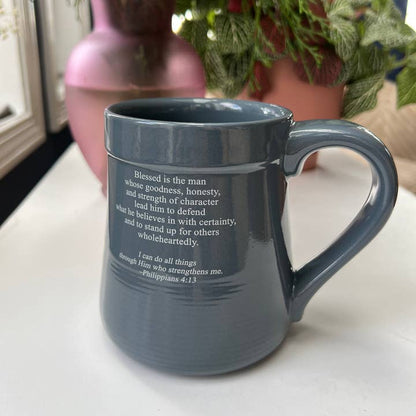 Man of Strength Pottery Mug - 20oz