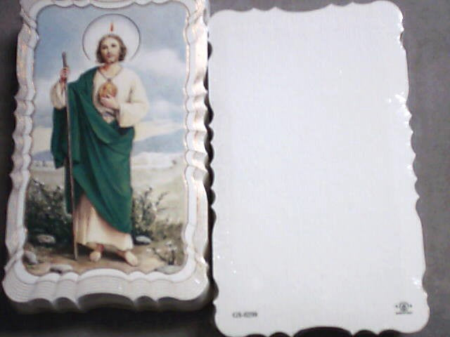 St. Jude - Blank Scalloped Edge Holy Card