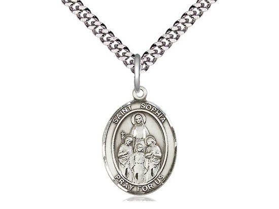 St. Sophia Sterling Silver - Necklace