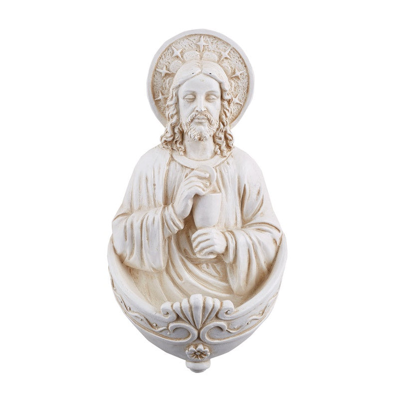 Christ with Chalice Holy Water Font