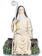 St. Monica, 3 1/2 inch Statue Boxed with Prayer Card