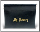 Vinyl Leatherette Squeeze Rosary Case (3 Color Variants)