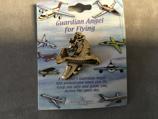 Guardian Angel for Flying - Pin
