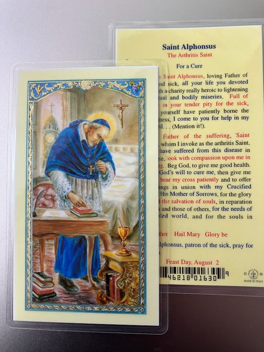 St. Alphonsus Liguori Holy Card