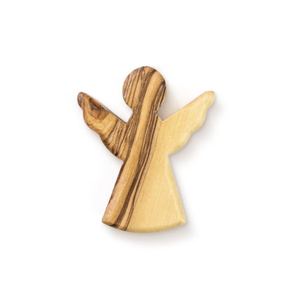 Olive Wood Angel Made In Bethlehem