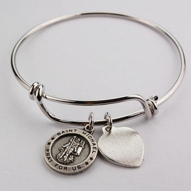 St. Michael Bangle Bracelet