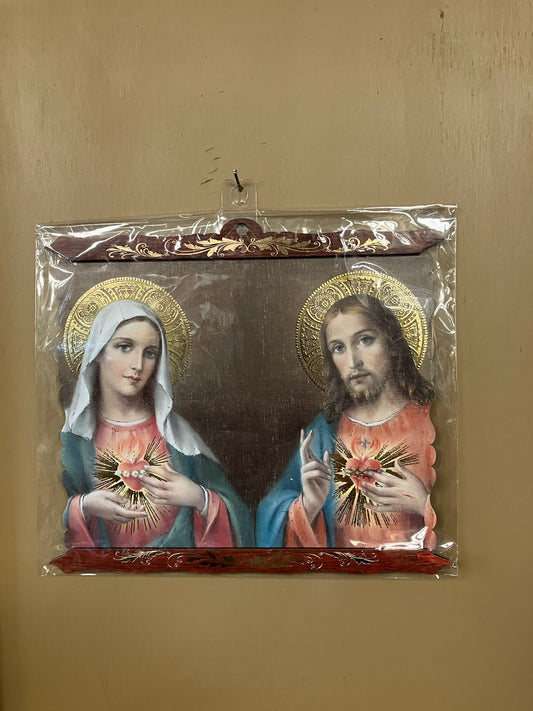 Immaculate Heart Of Mary and Sacred Heart of Jesus Wall Banner