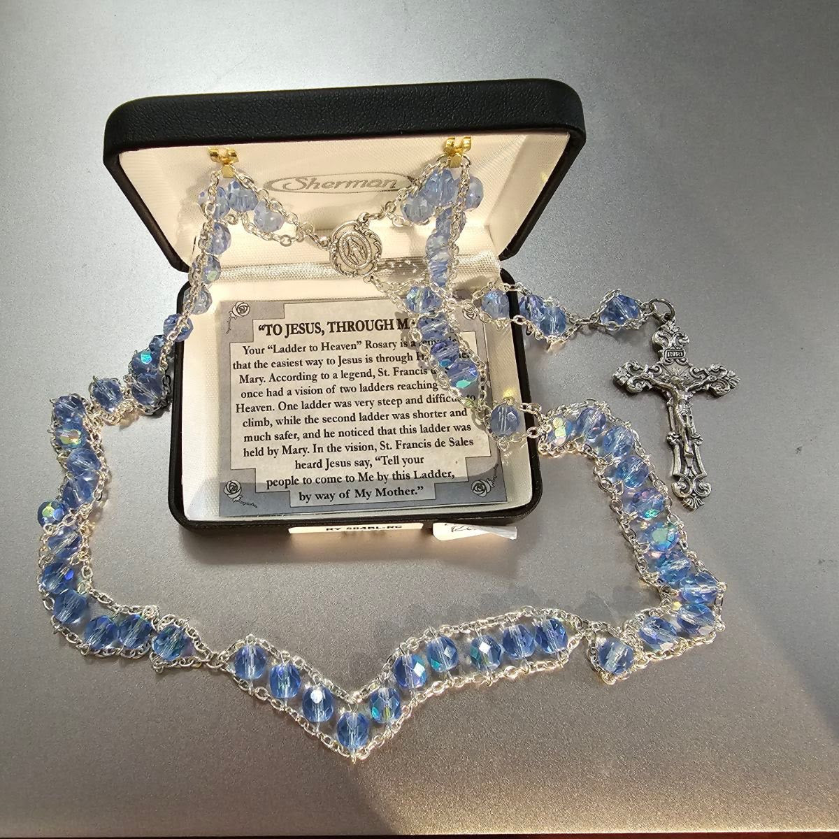 Blue Ladder Rosary – St. Anthony's Catholic Gift Shop