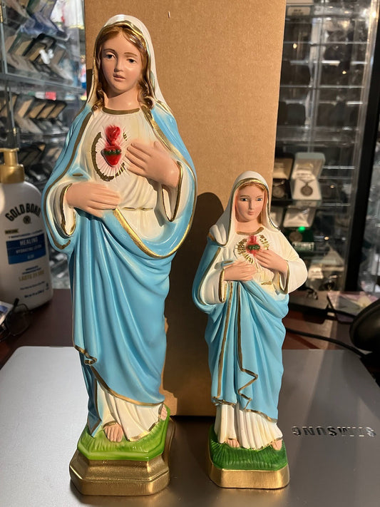 Immaculate Heart of Mary Italian Statue