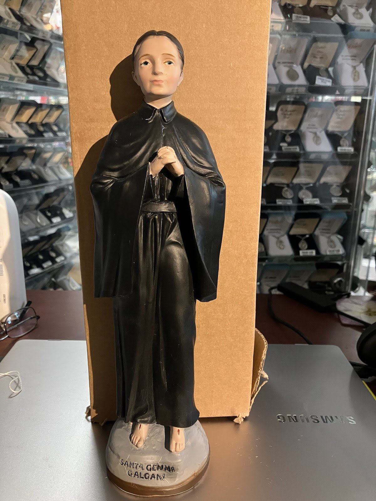 St. Gemma Galgani 12" Italian Statue