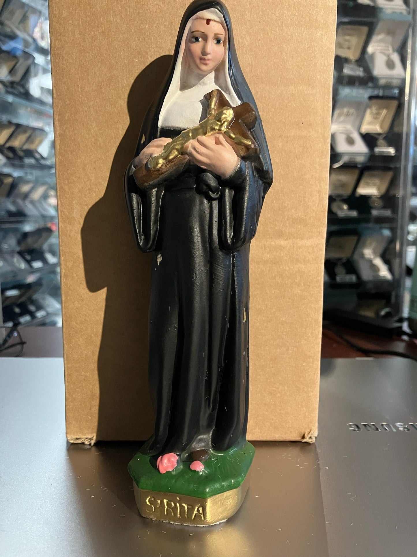 St. Rita  8" Italian Statue