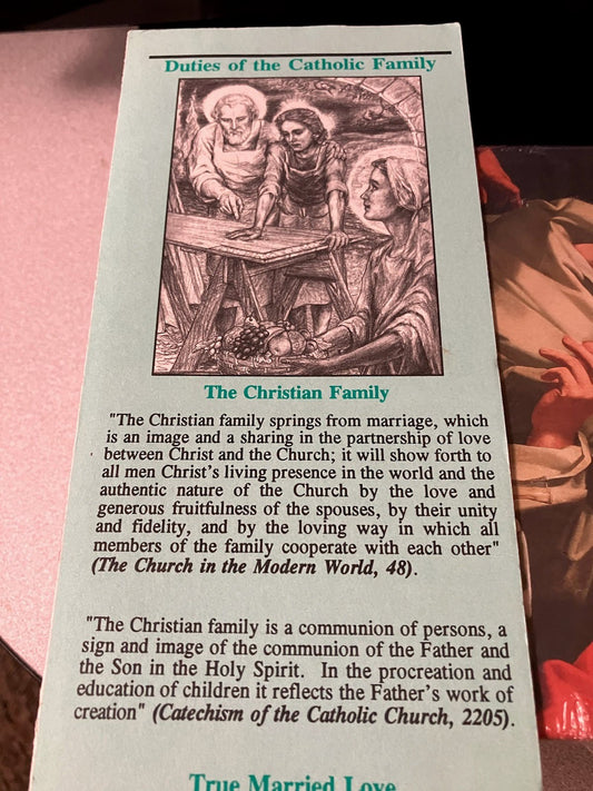 Duties Of The Catholic Family