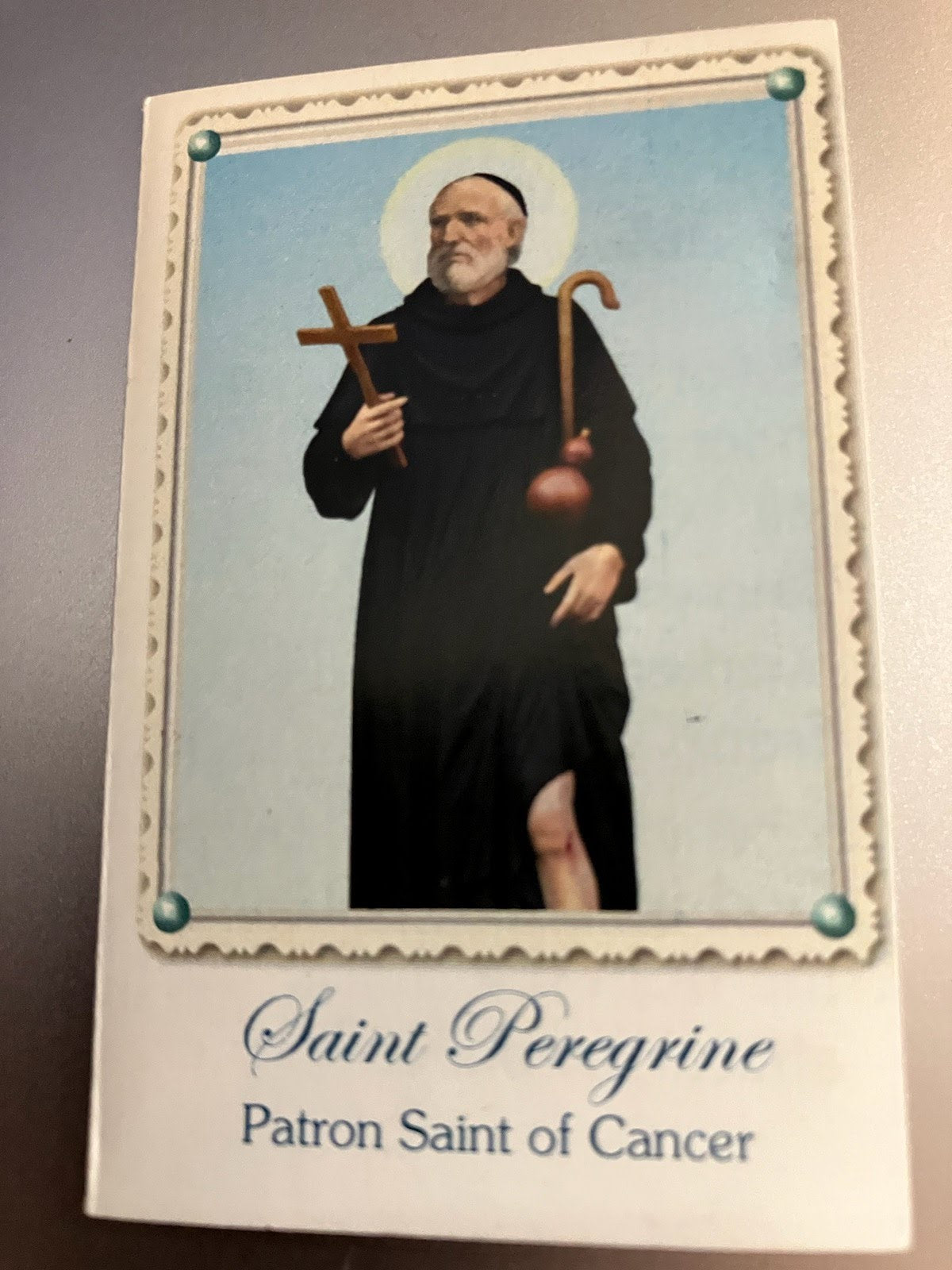 Saint Peregrine Patron Saint Of Cancer Prayer Folder