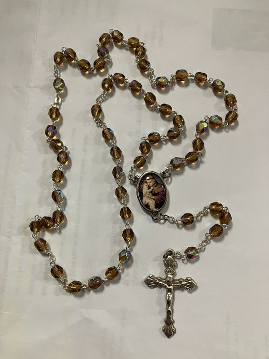 St.  Anthony Rosary with Photo Center