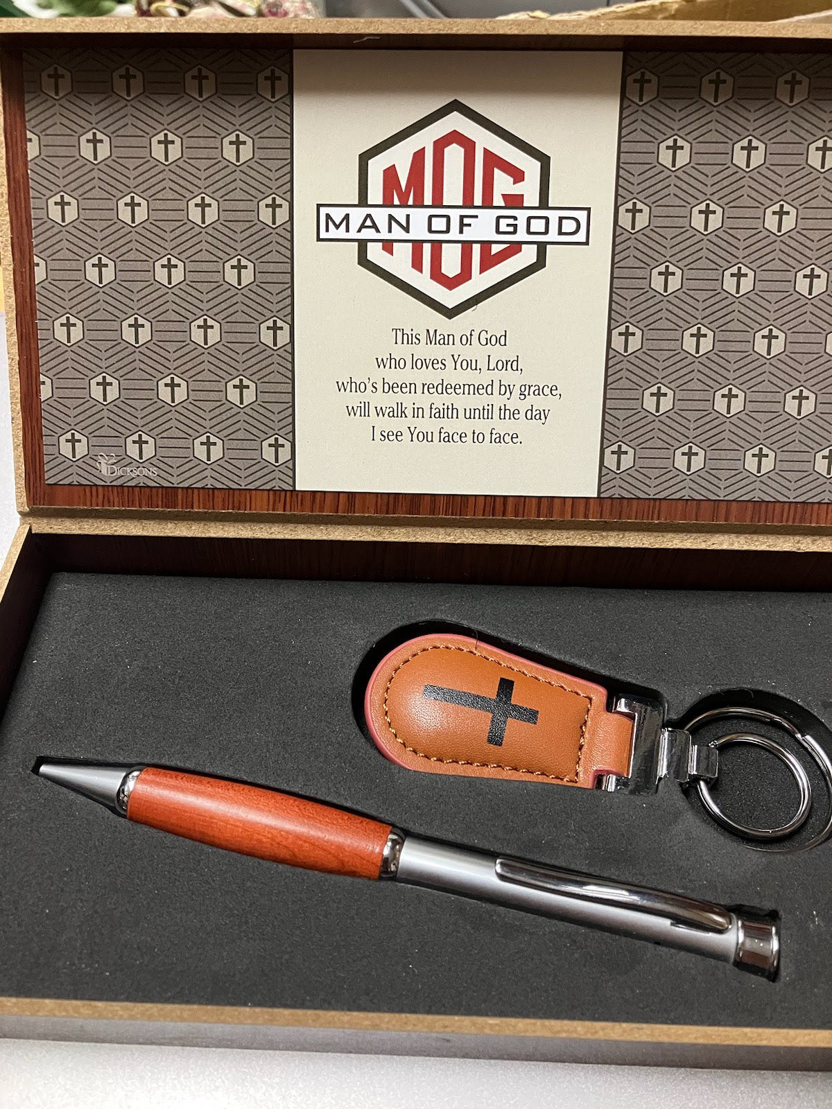 "Man Of God" Pen And Keyring Set