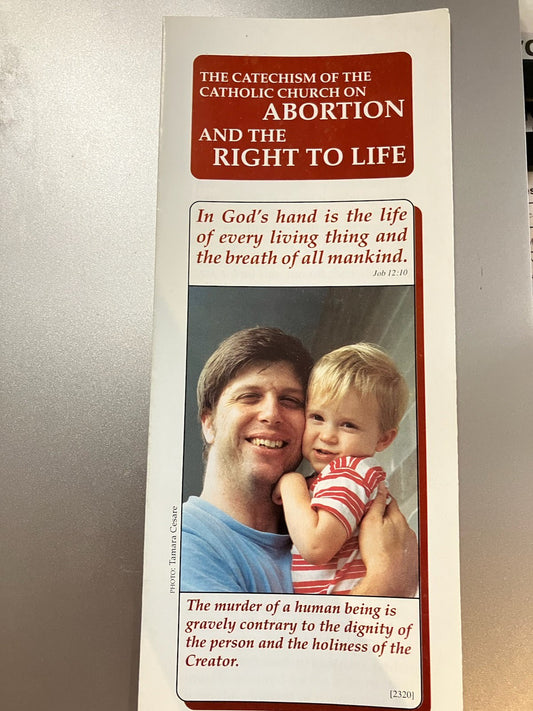 The Catechism Of The Catholic Church On Abortion And The Right To Life - Pamphlet