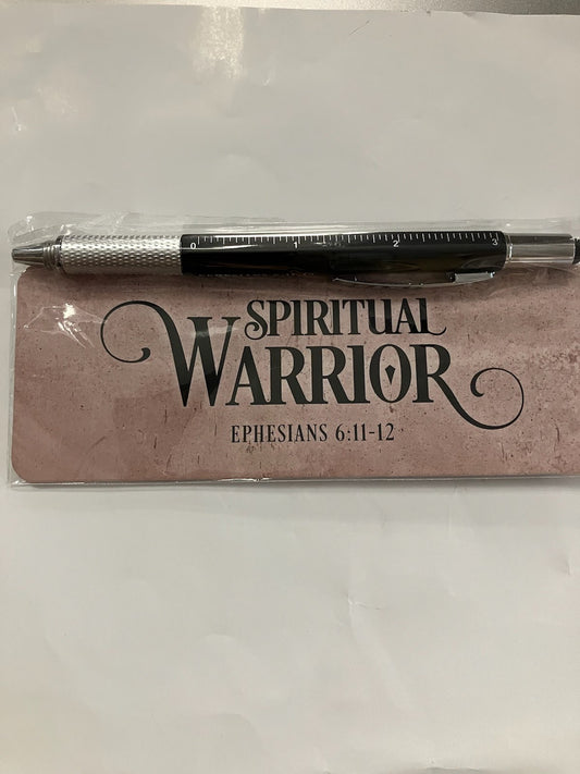 LIMITED SUPPLY! Spiritual Warrior Pen with Card