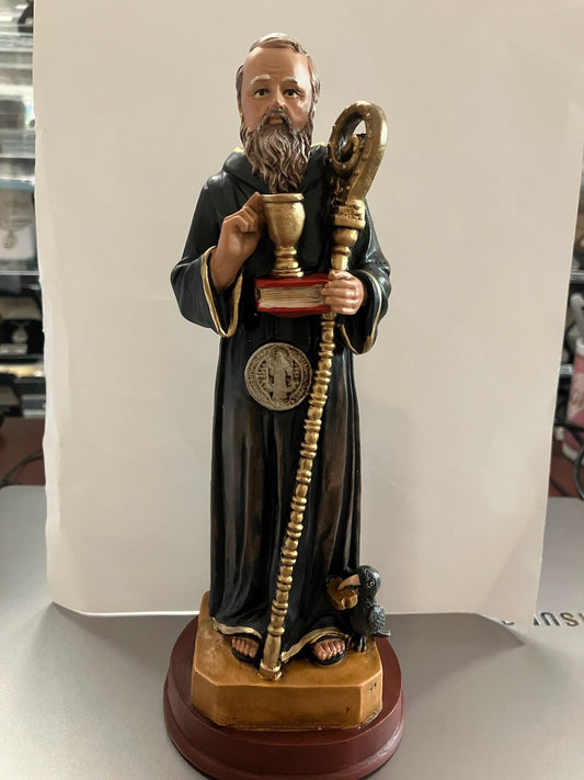 St. Benedict Statue with Medals