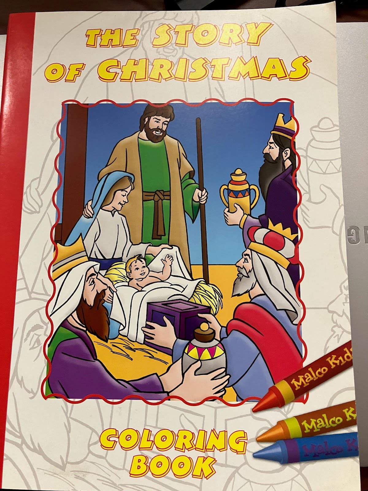 The Story of Christmas Coloring Book