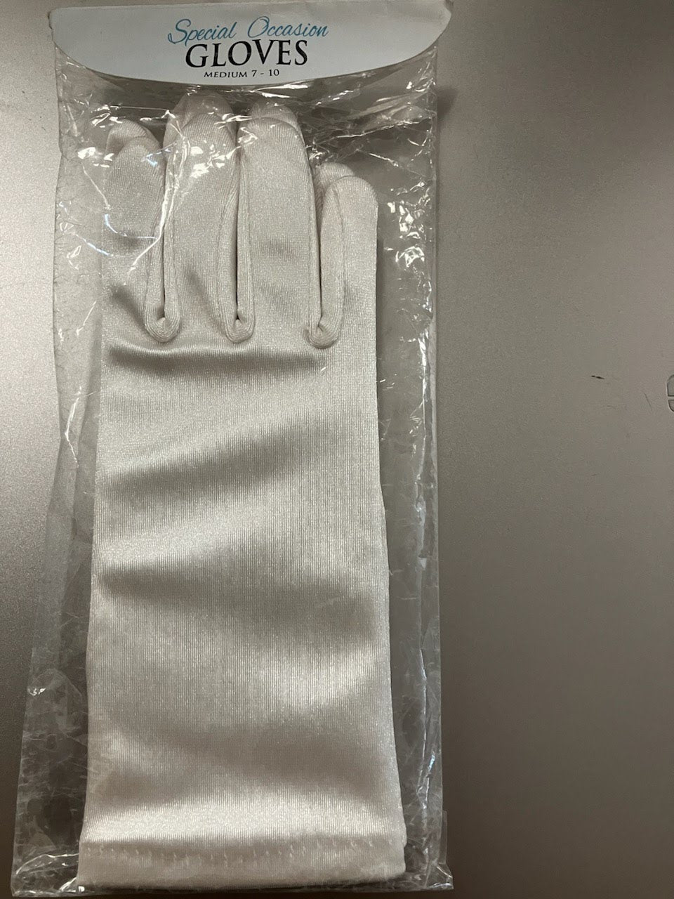 Special Occasion White Gloves (Medium 7 - 10)