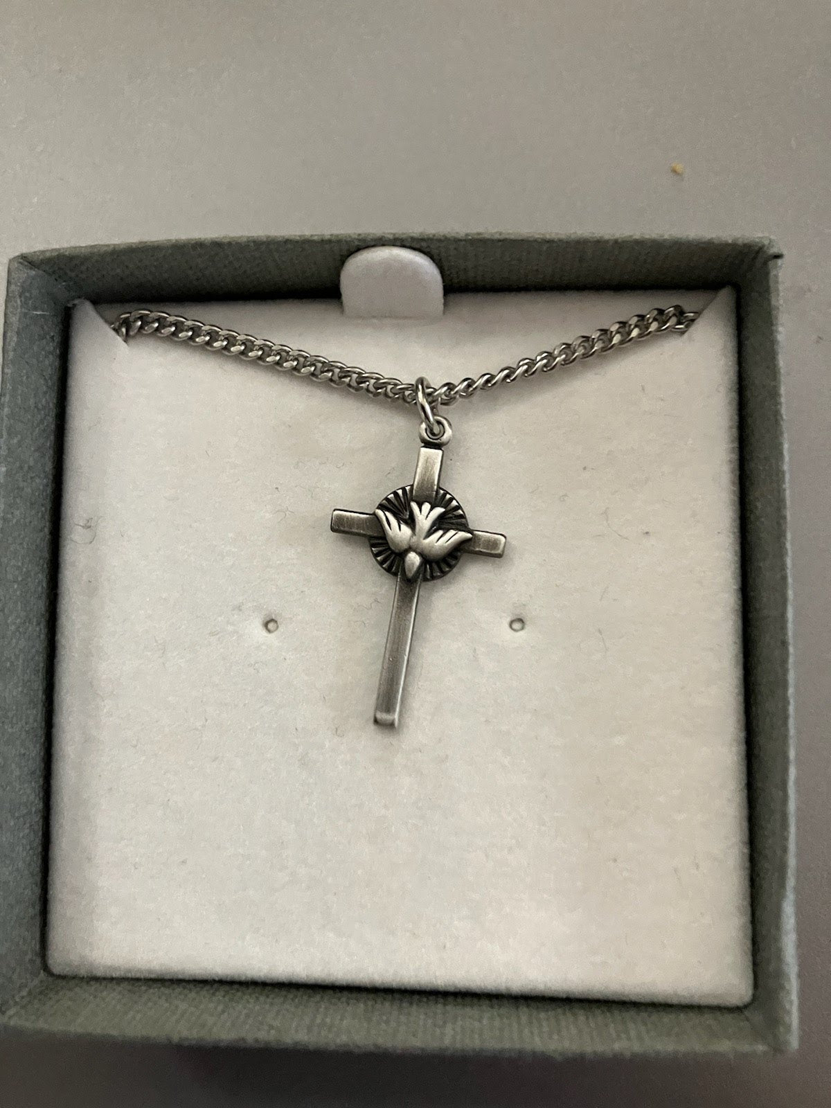 Holy Spirit Cross Necklace
