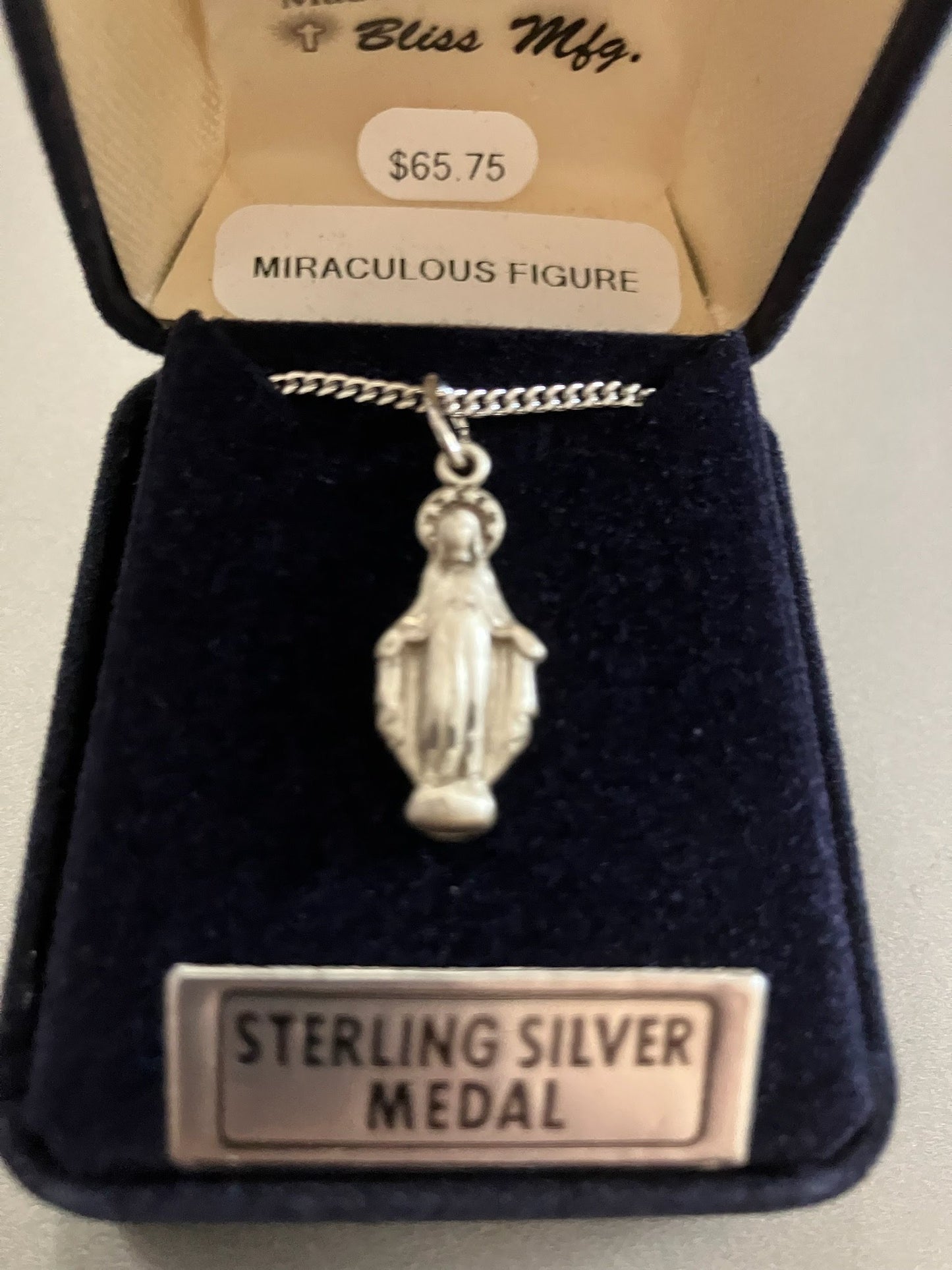 Our Lady of Grace Miraculous Medal Necklace