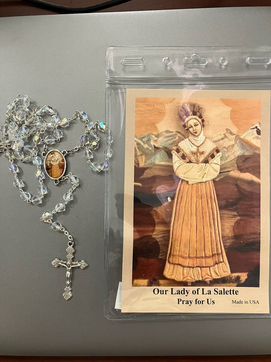 Our Lady of La Salette Rosary with Photo Center
