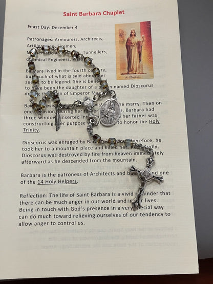 St. Barbara Chaplet