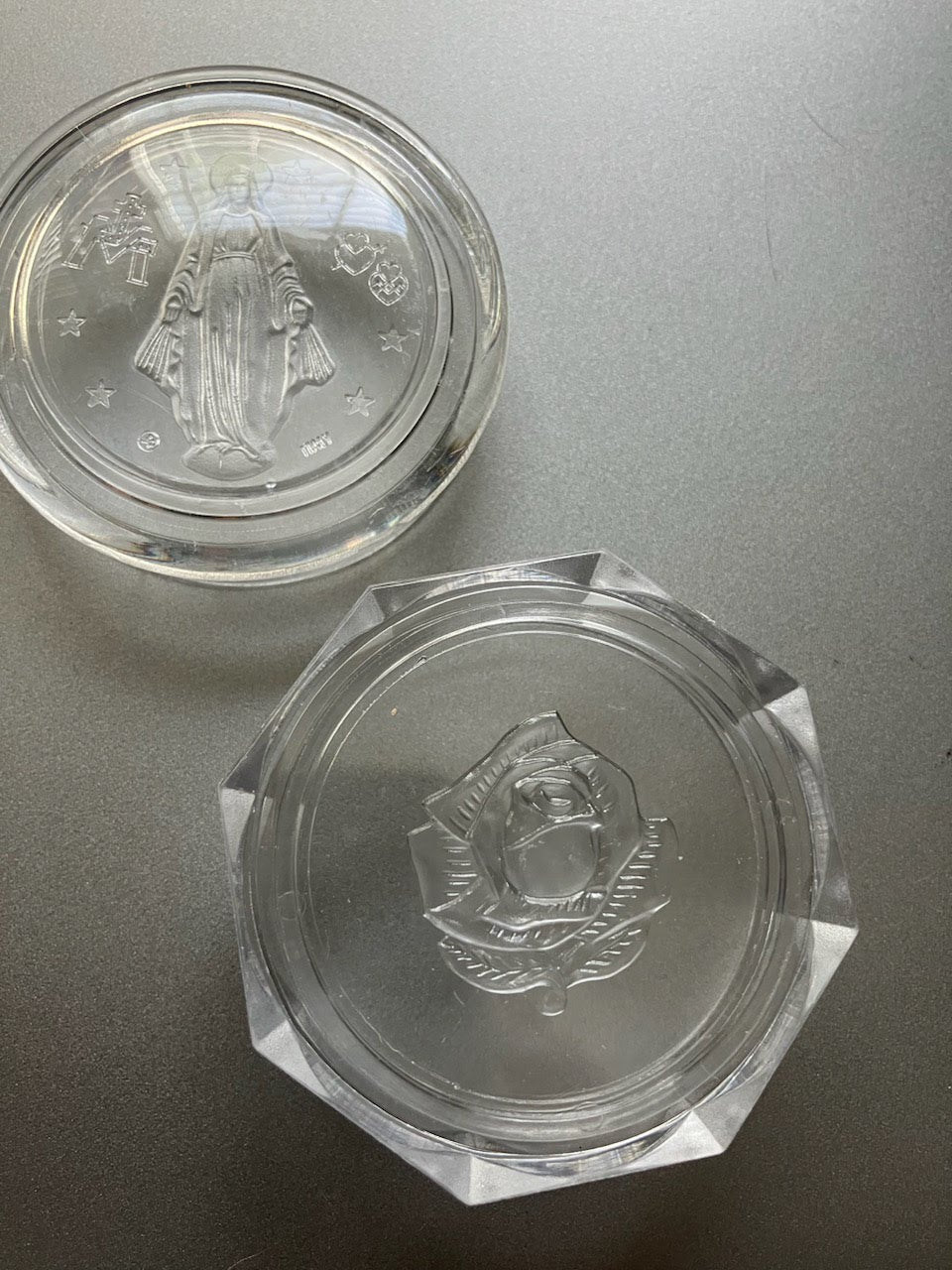 Miraculous Medal Rosary Box