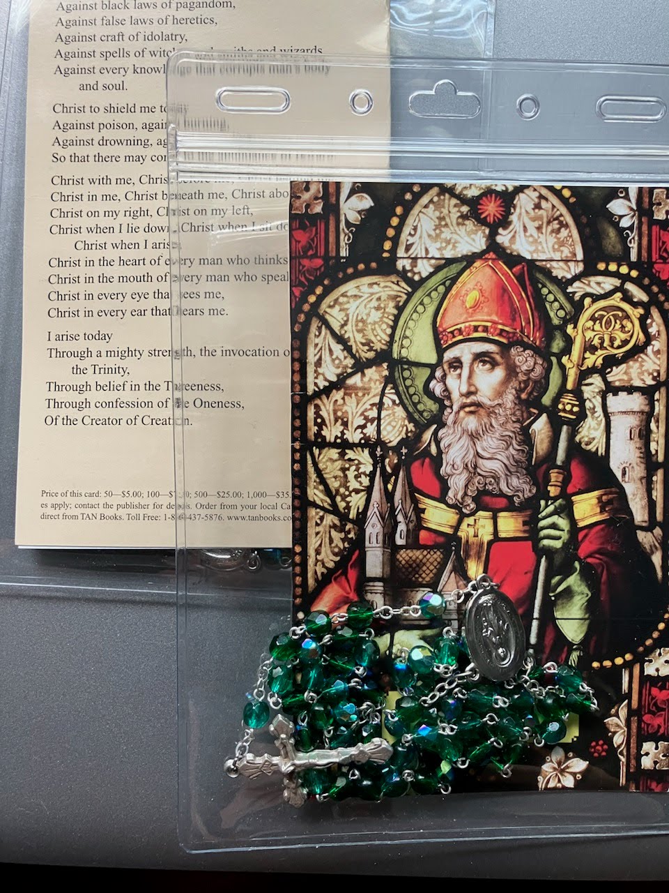 St. Patrick Rosary with Photo Center