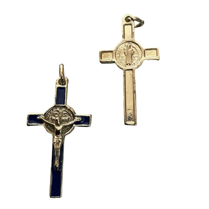 St. Benedict Crucifix Enameled - (Color Variants)