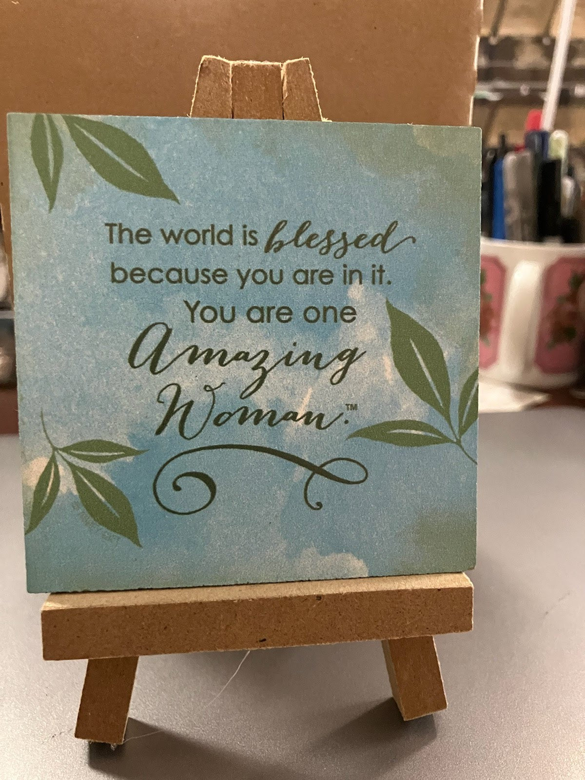 Amazing Woman Tabletop Plaque