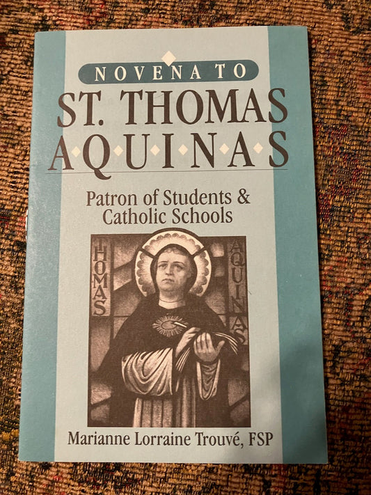 USED: Novena to St. Thomas Aquinas - Patron of Students and Catholic Schools