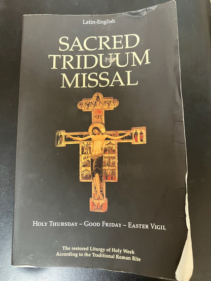 USED: Sacred Triduum Missal Latin-English