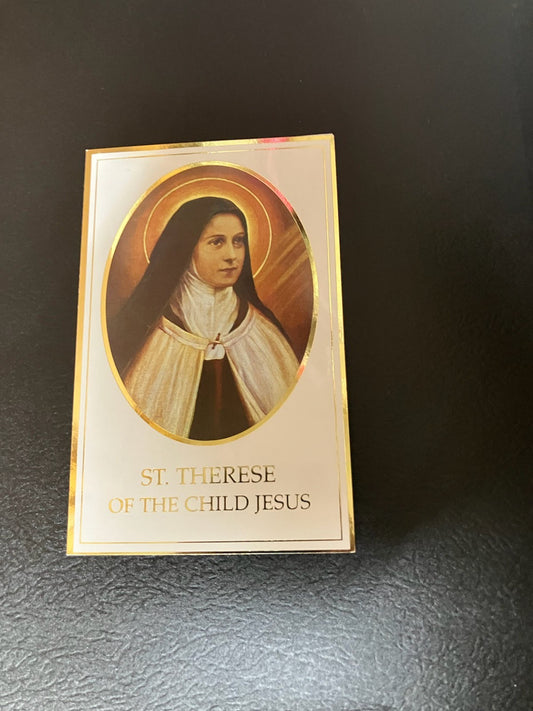 St. Therese Prayer Folder