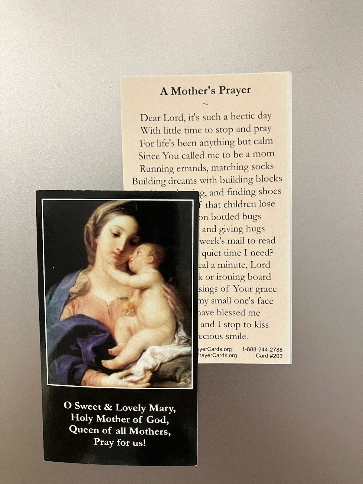 Mother Prayer Card