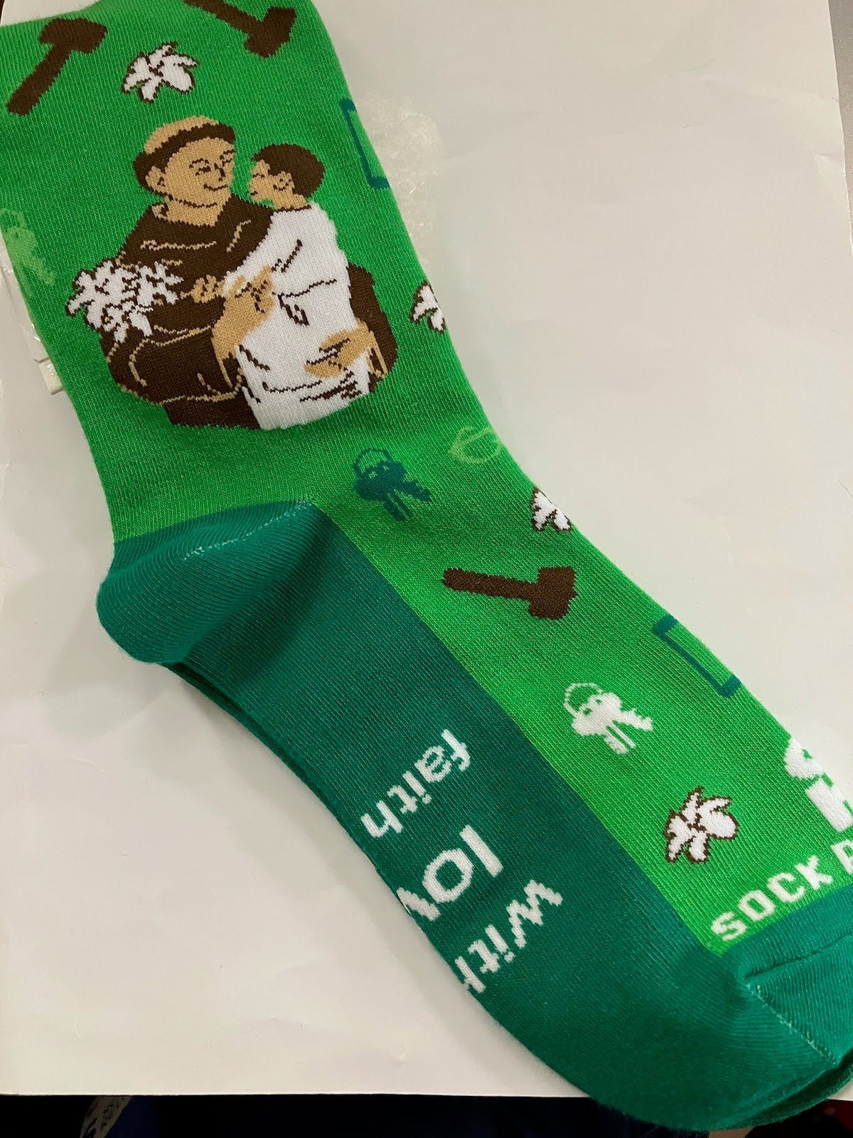 Religious Themed Socks, Adult Size (Many Variants)