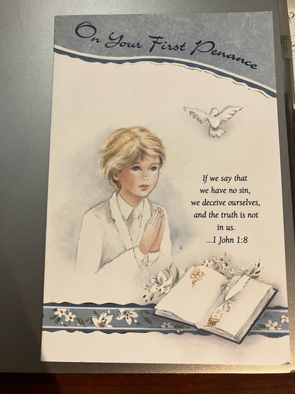 First Penance, Reconciliation - Greeting Card