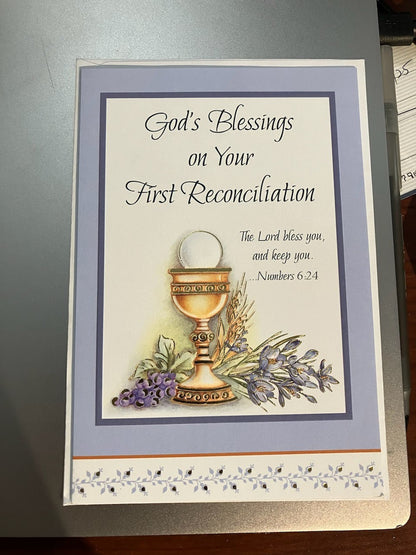 First Penance, Reconciliation - Greeting Card