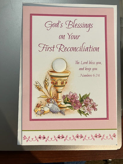 First Penance, Reconciliation - Greeting Card