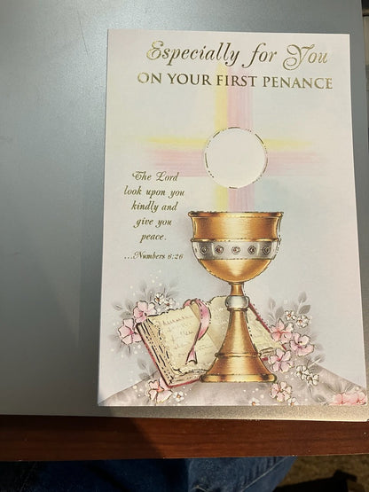 First Penance, Reconciliation - Greeting Card