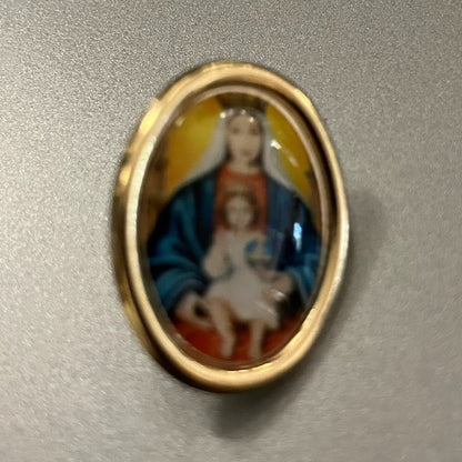 Holy Icons - Gold Tone Lapel Pin