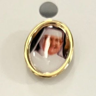 Holy Icons - Gold Tone Lapel Pin