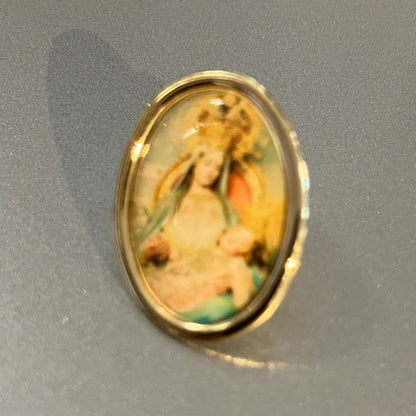 Holy Icons - Gold Tone Lapel Pin